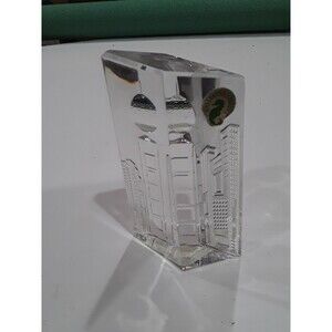 Waterford Crystal 2008 Times Square Prism Paperweight TS2008 #146095 Ireland